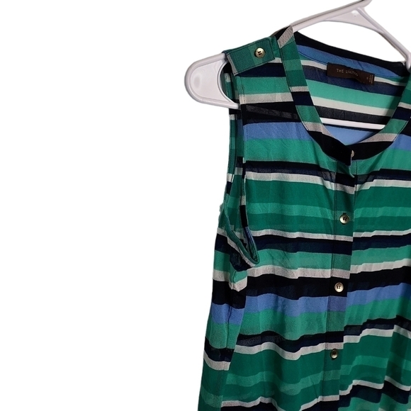 THE LIMITED WOMENS STRIPED TANK TOP SIZE SMALL - Picture 2 of 4